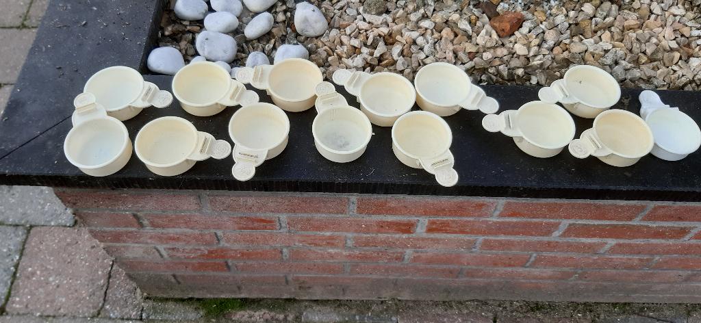 Te Koop bakjes, Dieren en Toebehoren, Vogels | Toebehoren, Ophalen, Gebruikt