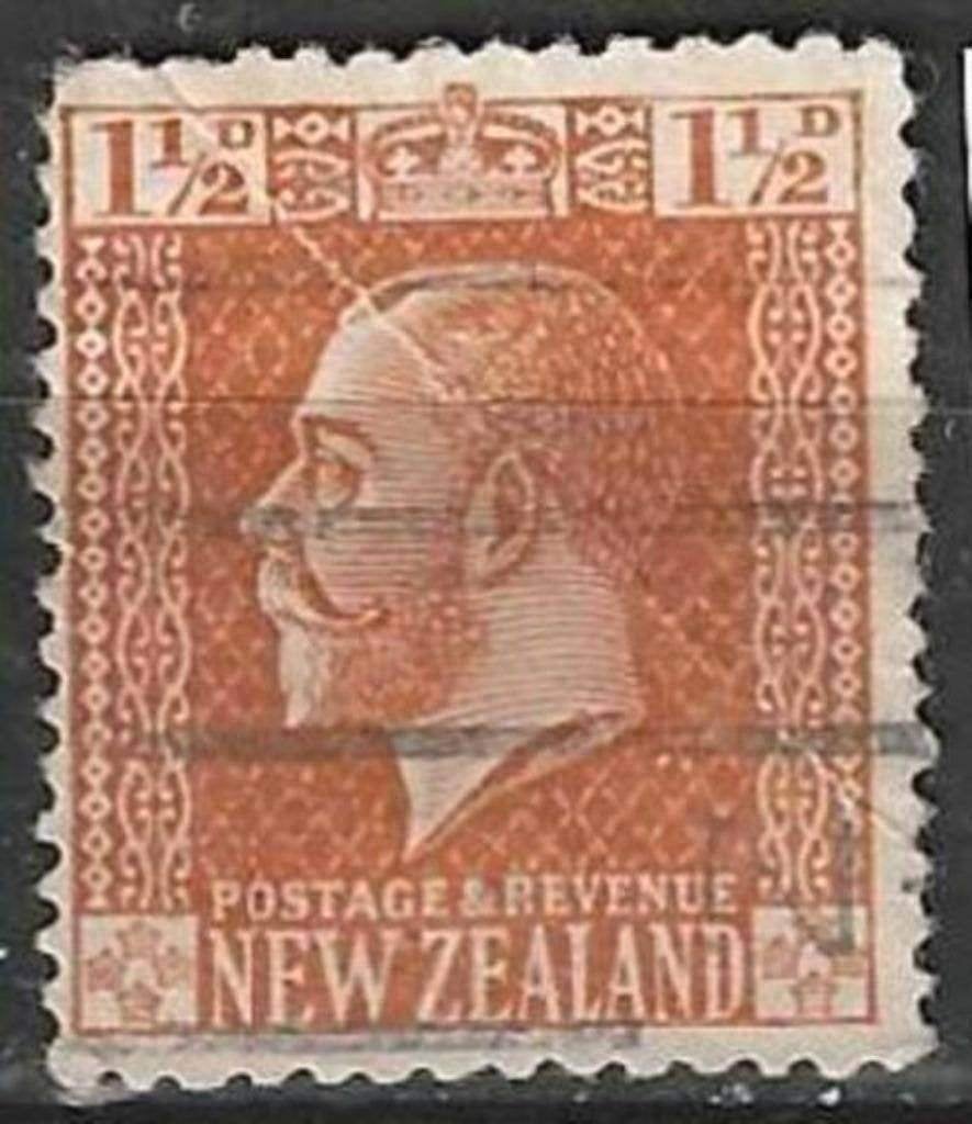 Nouvelle-Zélande 1915/1921 - Yvert 165 - George V (ST), Timbres & Monnaies, Timbres | Océanie, Envoi, Affranchi