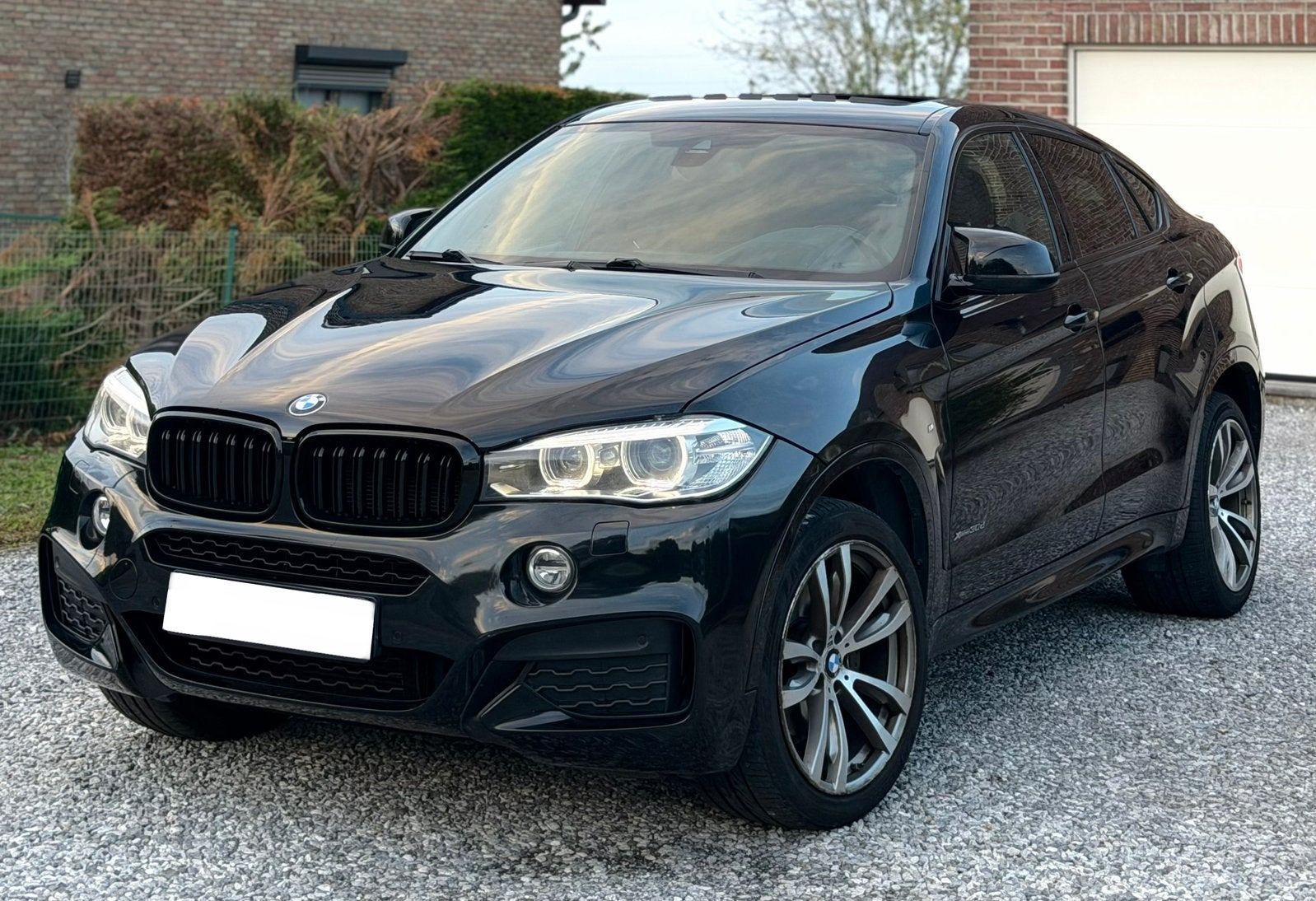 BMW X6 2017 – 3.0 Diesel 258 CH – POUR EXPORT / À RÉPARER, Cuir, Achat, Euro 6, Noir