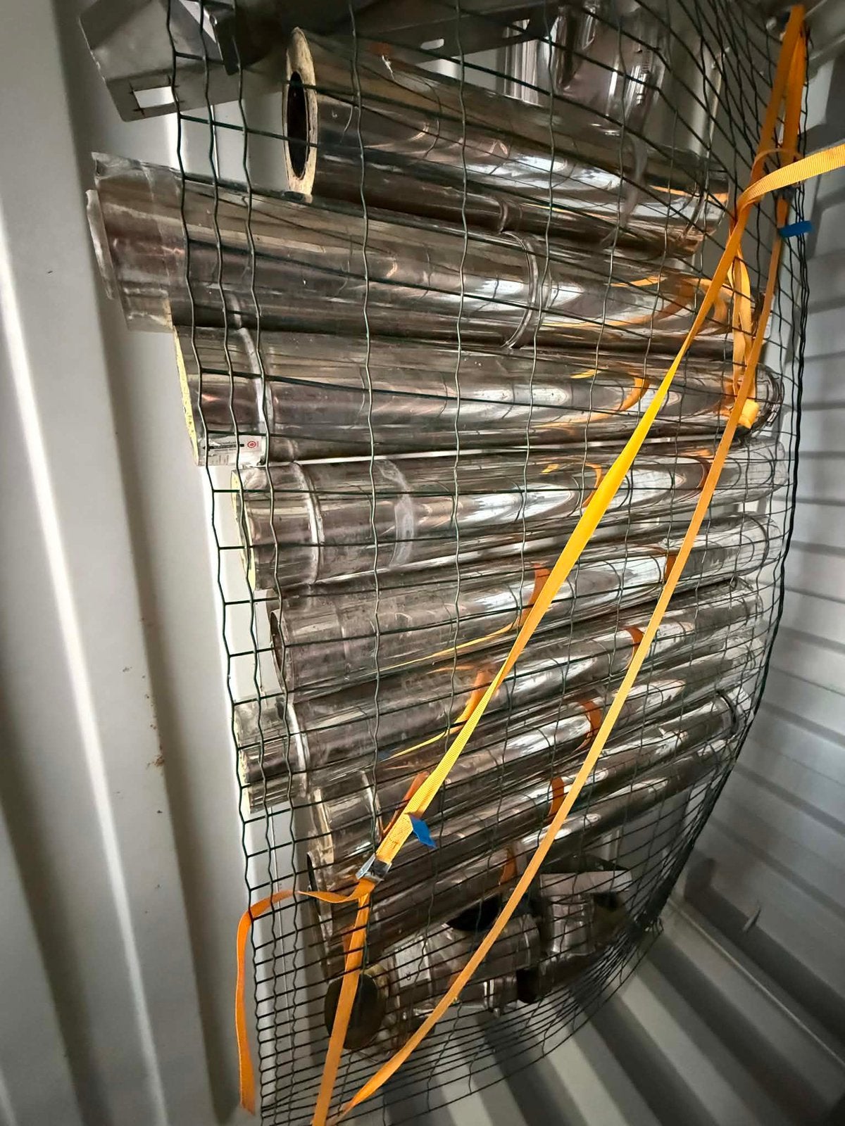 Dubbelzijdig buizen voor pallet kachel, Ophalen, Gebruikt