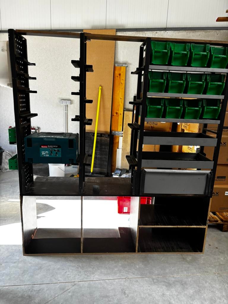 System Edstrom bestelwagen inrichting rek kast, Auto diversen, Auto-accessoires, Gebruikt, Ophalen
