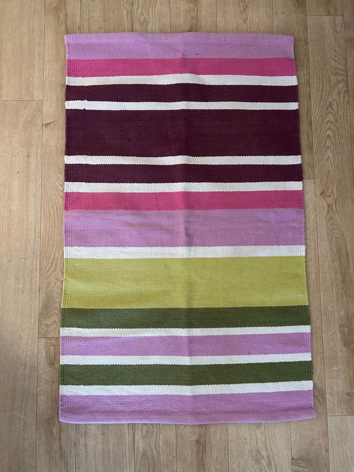 Veelkleurig matje Ligne Jeanne, Huis en Inrichting, Stoffering | Tapijten en Vloerkleden, Ophalen of Verzenden, Rechthoekig, 50 tot 100 cm