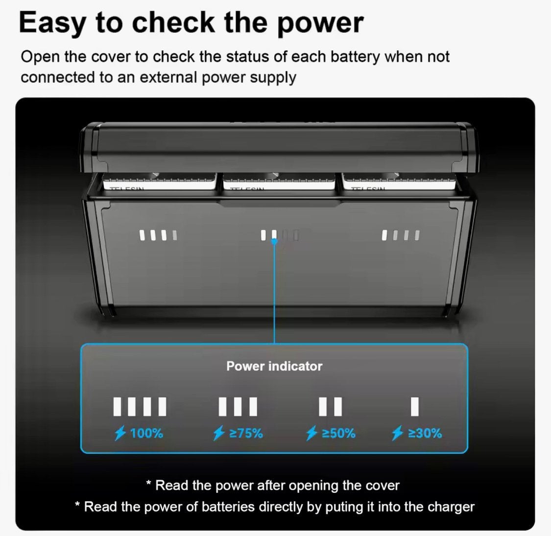 TELESIN Endurence pour GoPro Hero 12 11 10 9 1750 mAh, TV, Hi-fi & Vidéo, Enlèvement, Neuf, Rechargeable