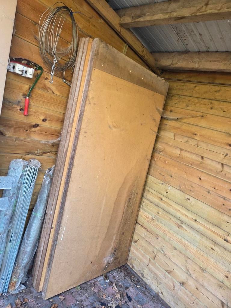 6 houten deuren, Ophalen, Gebruikt, Hout, 20 tot 50 mm