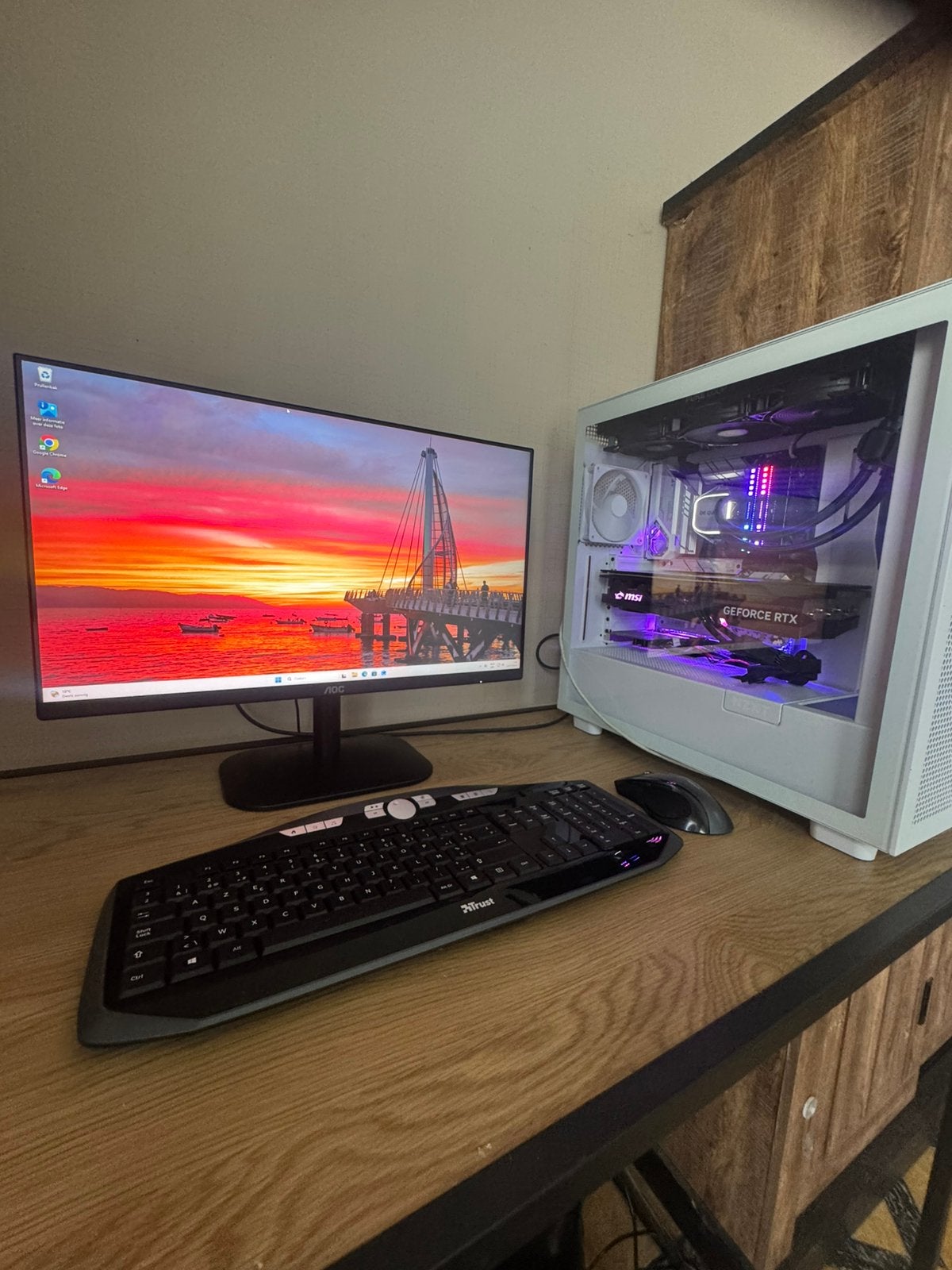 Complete High-End Gaming Setup – Instapklaar!, Computers en Software, Desktop Pc's, Zo goed als nieuw, SSD, Gaming, Ophalen of Verzenden