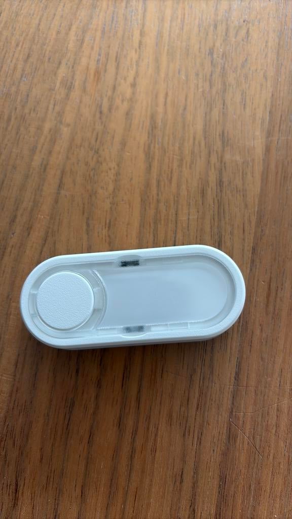 Honeywell liggende draadloze drukknop 200 meter wit, Ophalen of Verzenden, Zo goed als nieuw