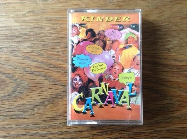muziekcassette kinder carnaval, Cd's en Dvd's, Cassettebandjes, Ophalen of Verzenden, Nederlandstalig, 1 bandje, Origineel