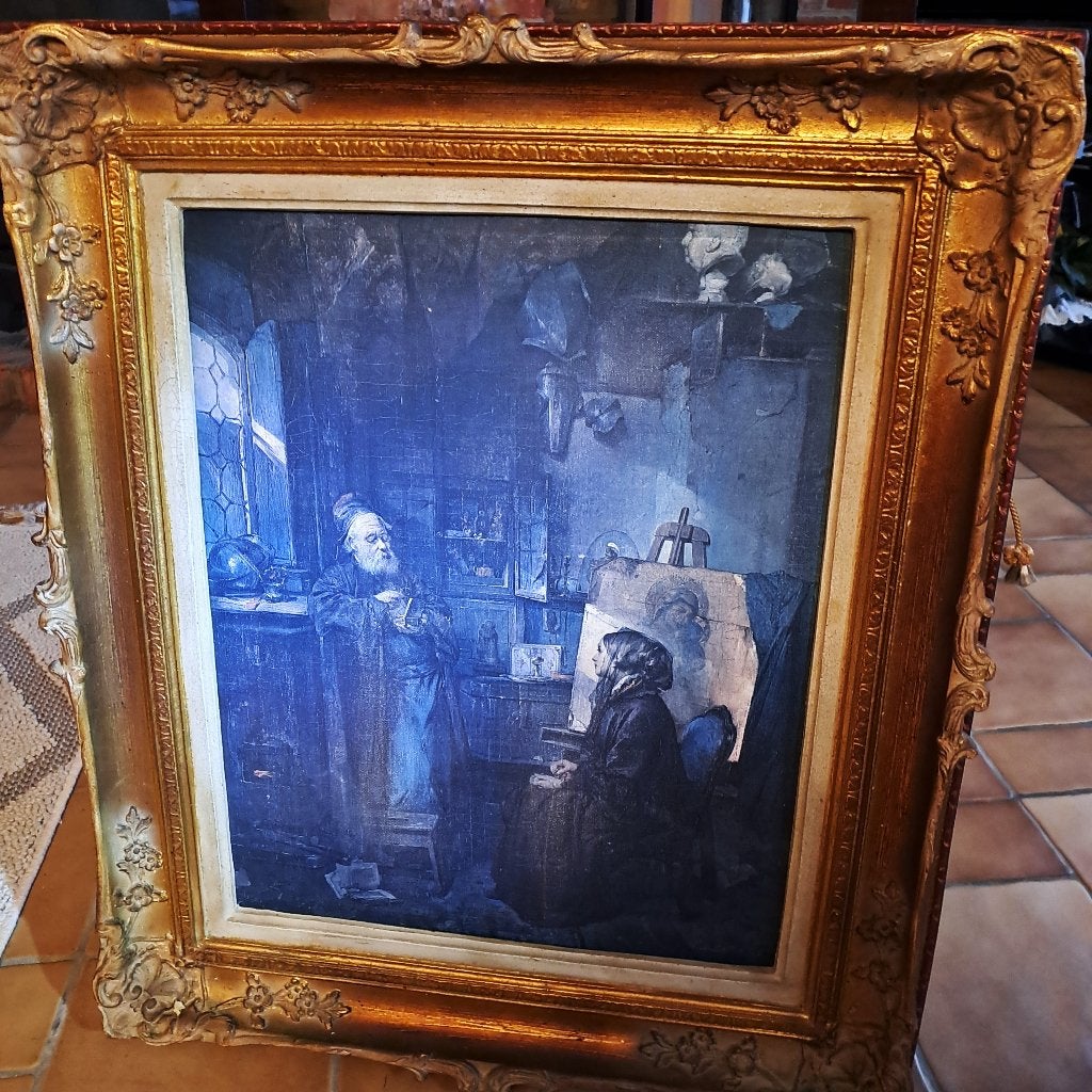 oude olieverfschilderij, Antiek en Kunst, Ophalen