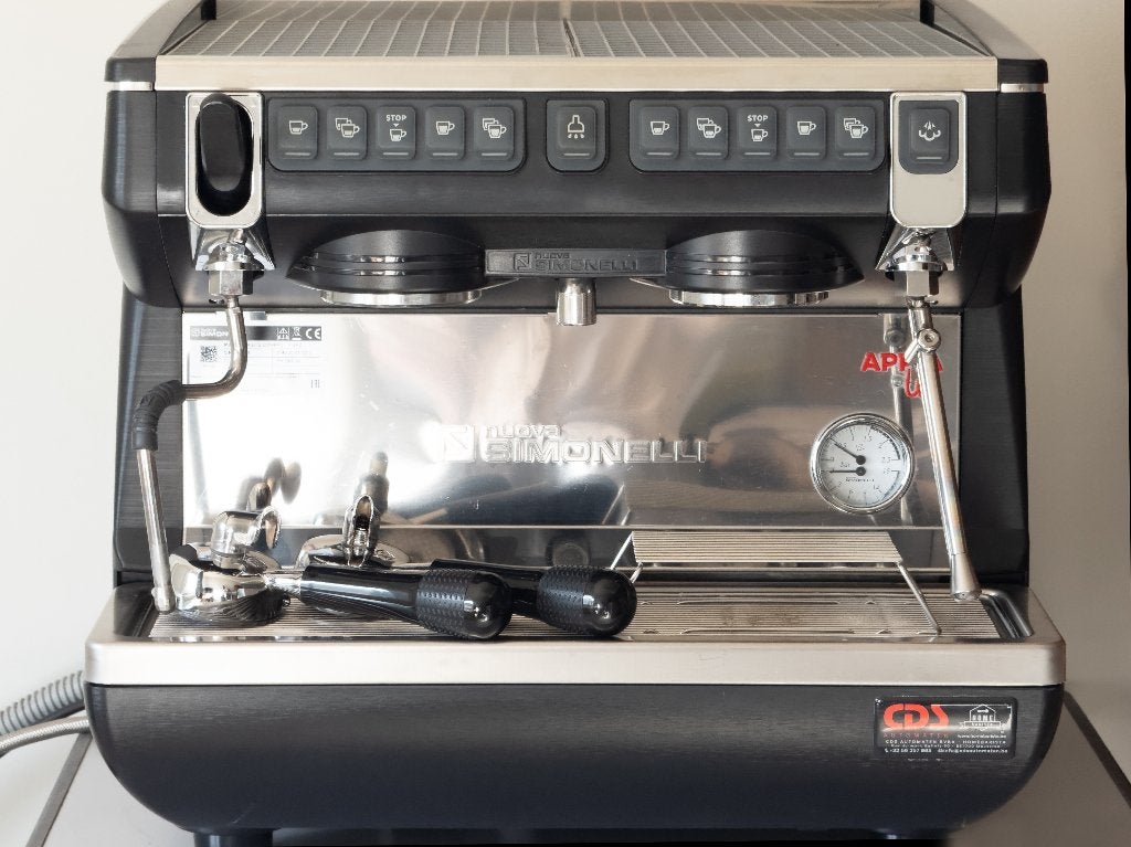 Simonelli Appia Life Compact 2GR XT espresso koffie machine, Ophalen of Verzenden, Zo goed als nieuw, Koffiemachine, Stoompijpje