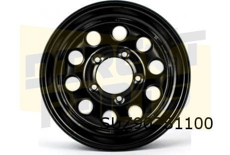 Suzuki Jimny velg staal 5.5J x 15" zwart (11/98-1/17) Origin, Auto-onderdelen, Banden en Velgen, Band(en), 15 inch, Personenwagen