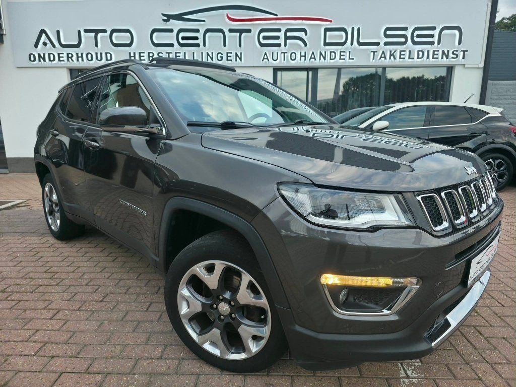Jeep Compass 1.4 Turbo 4x4 Limited Full Option 170 PK 1e eig, Autos, Jeep, Argent ou Gris, Euro 6, Entreprise, Garantie prolongée