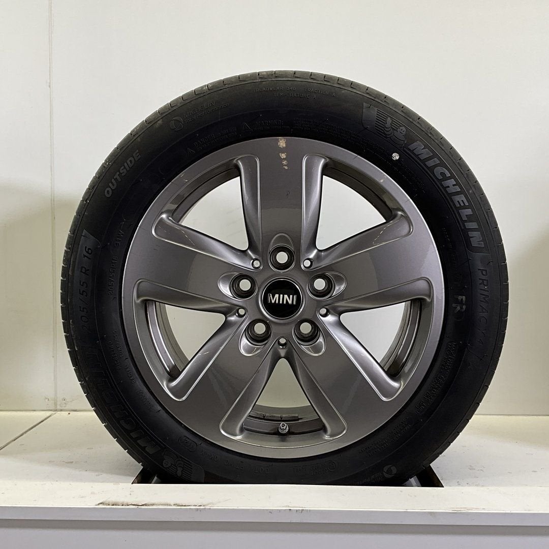 MINI COOPER STYLING 517 SET VELGEN + ZOMER BANDEN 16 INCH, Auto-onderdelen, Gebruikt, -, Banden en Velgen, -