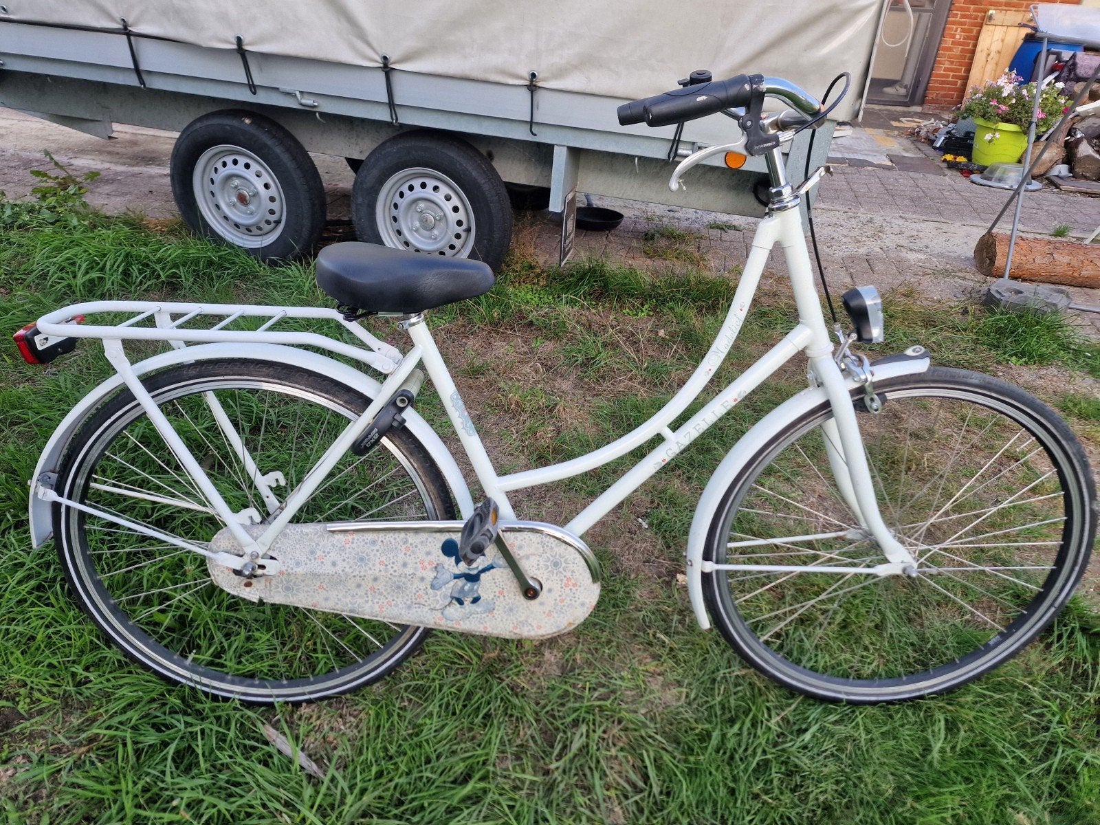 meisjesfiets gazelle madelief 26", Ophalen, Gebruikt, Terugtraprem