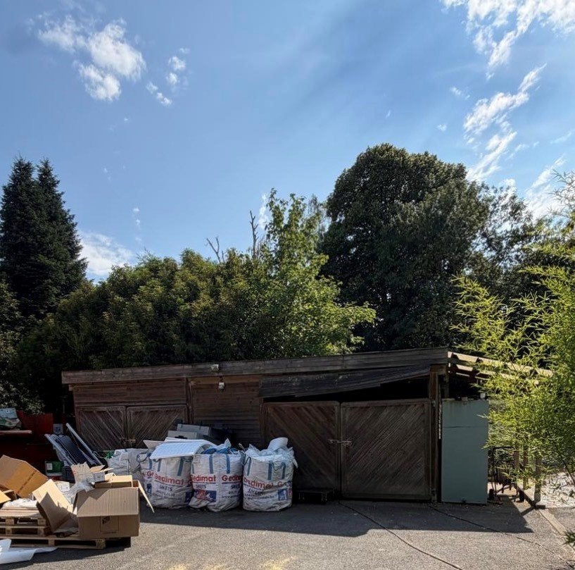 cabanon en bois, Enlèvement, Utilisé