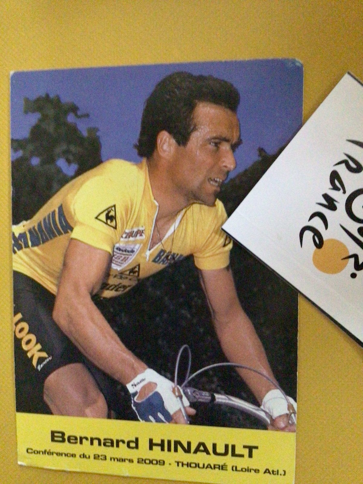 Wielerkaart 2009 tour de france  bernard hinault, Verzenden, Zo goed als nieuw