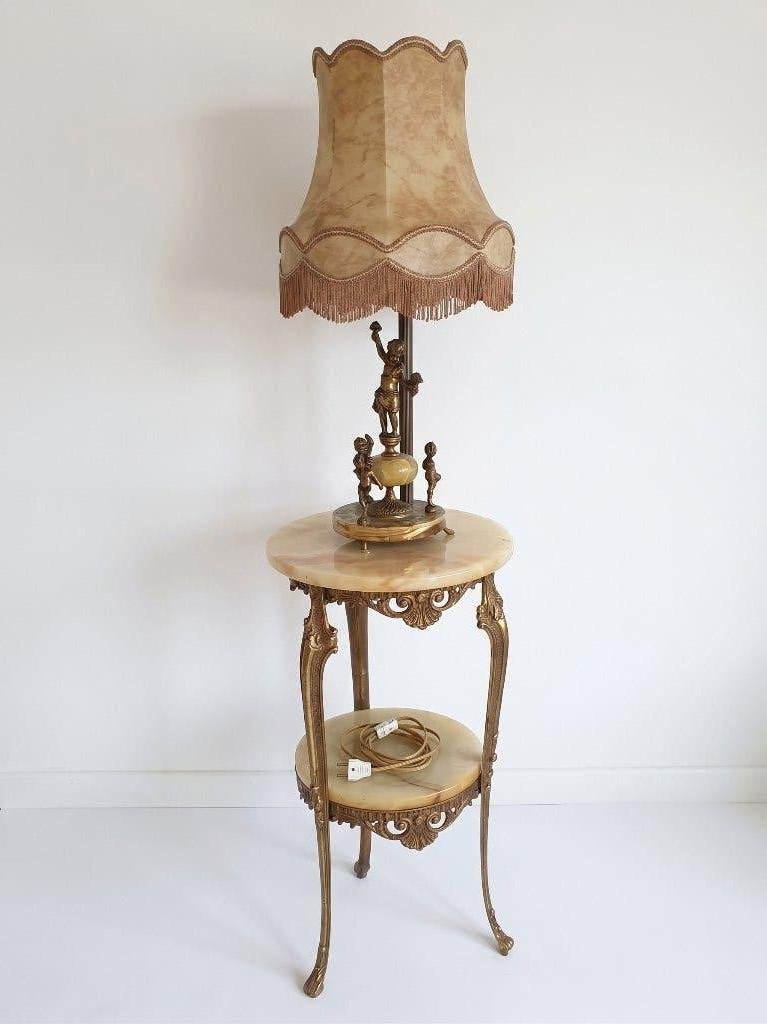 Piédestal avec lampe - Style Louis XV, Enlèvement