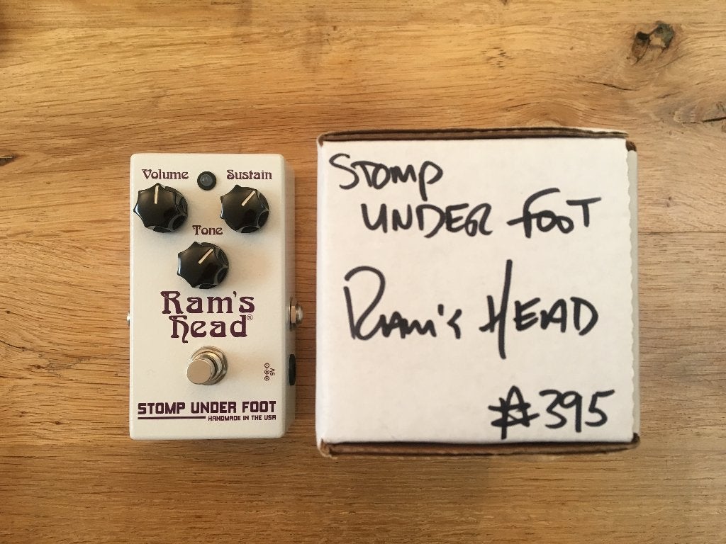 Stomp Under Foot Ram's Head, Enlèvement ou Envoi, Comme neuf, Distortion, Overdrive ou Fuzz