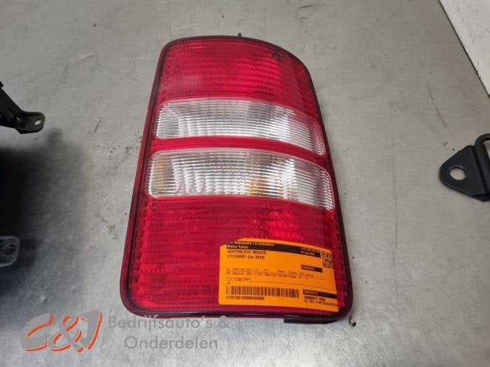 Achterlicht rechts van een Volkswagen Caddy, Gebruikt, -, Volkswagen, -