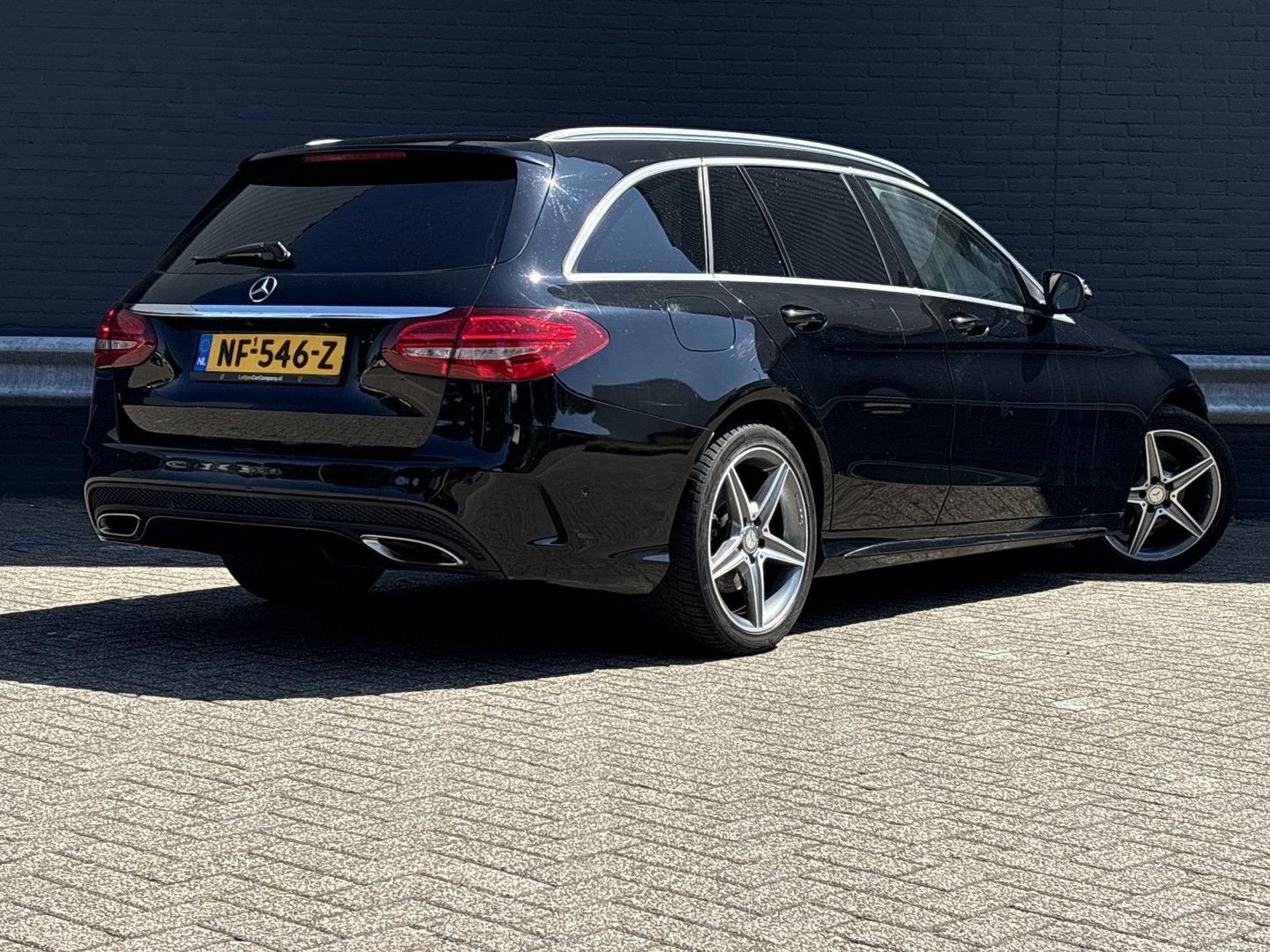 Mercedes-Benz C 180 Estate AMG Sport Edition | € 7.400,- NET, Auto's, Mercedes-Benz, Zwart, Zwart, Bedrijf, 130 g/km