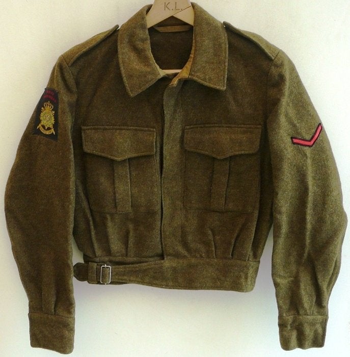 Jas VT M37 Battledress Korps Mariniers, maat 47, KM, 1959(2), Enlèvement ou Envoi, Marine, Vêtements ou Chaussures