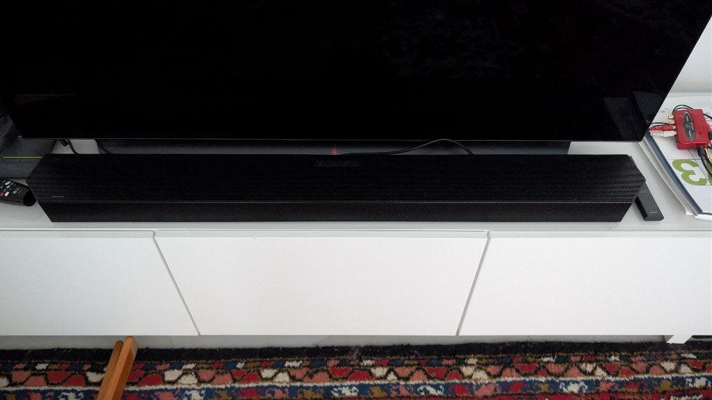 Samsung Cinematic Q-series HW-Q800D soundbar and subwoofer, Enlèvement, Bluetooth, Utilisé