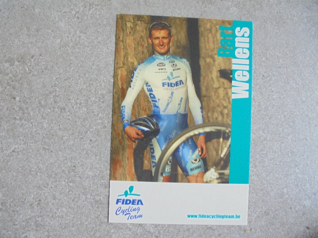Wielerfoto Bart Wellens, Verzenden