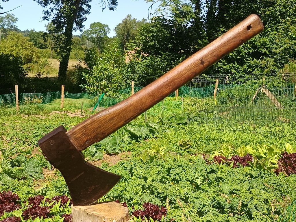 Stalvondst oude franse bijl Goldenberg, Verzenden