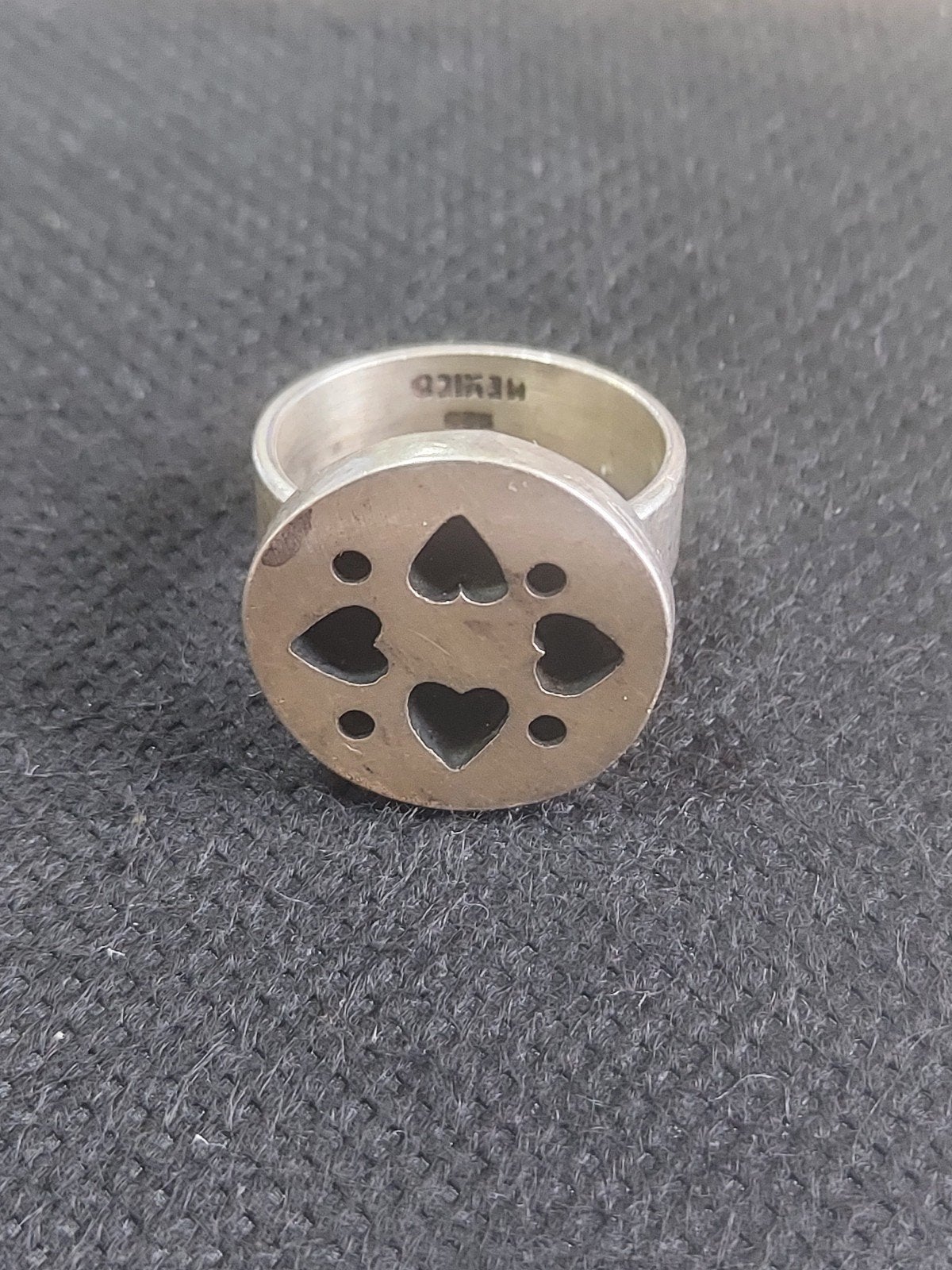 Zilver Ring, Bijoux, Sacs & Beauté, Bagues, Enlèvement ou Envoi, Argent, Argent