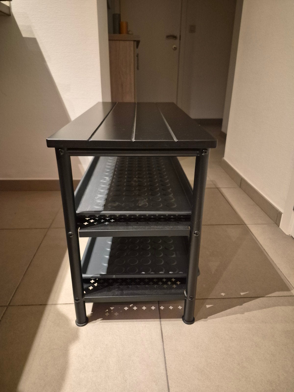 Nipasen (ikea) schoenenrek met 2 schoenmatten, Ophalen, Gebruikt