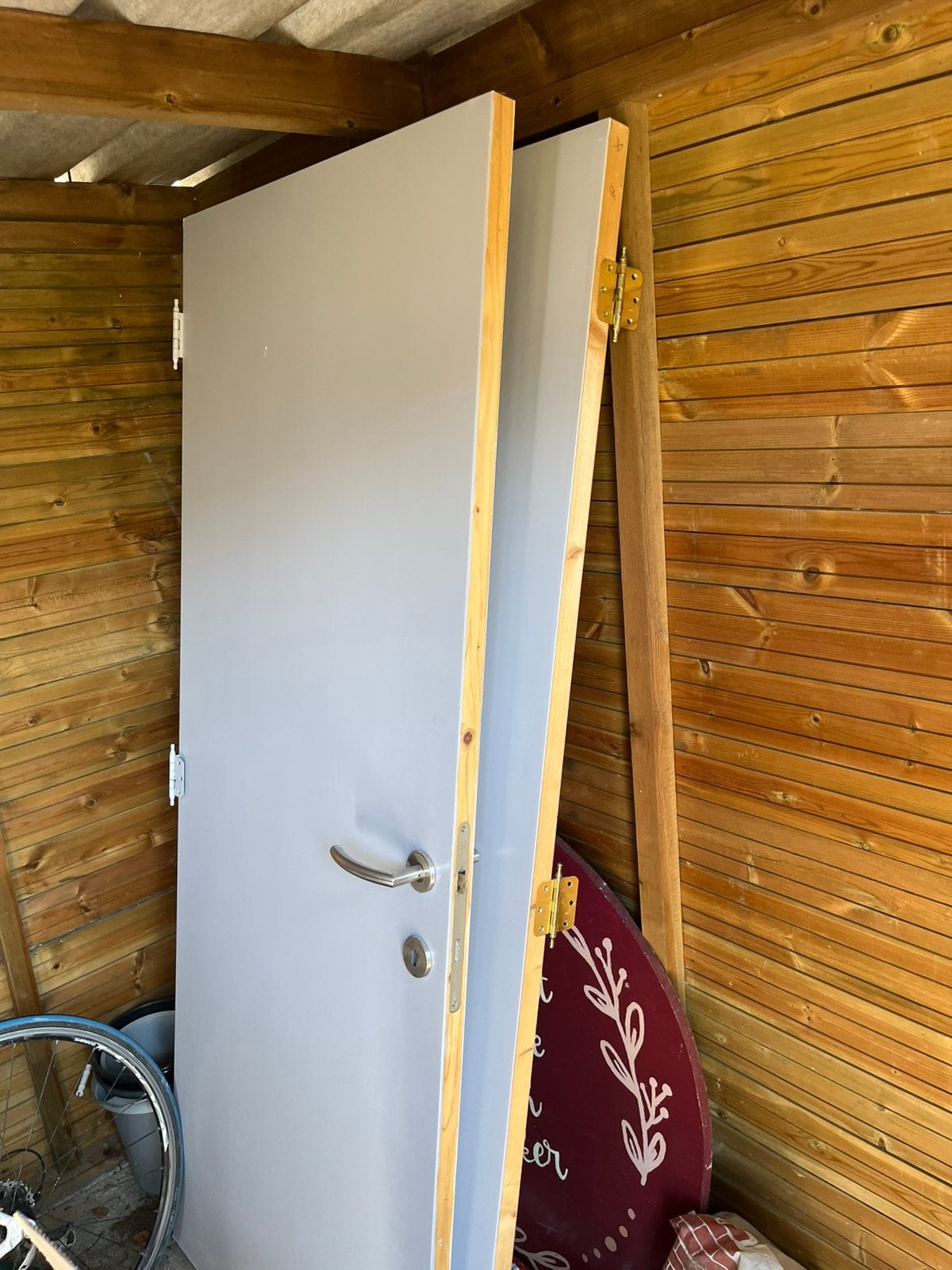 5 binnendeuren, Doe-het-zelf en Bouw, Deuren en Vliegenramen, Ophalen, Gebruikt, Hout, Binnendeur