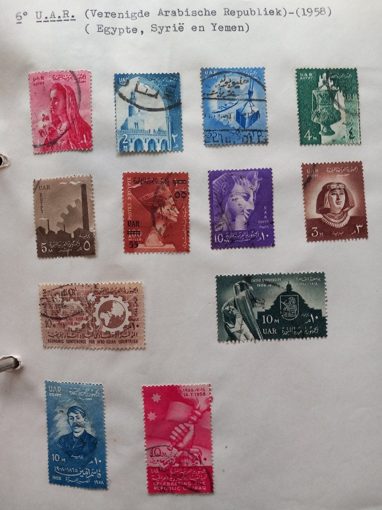 Postzegelverzameling, Ophalen