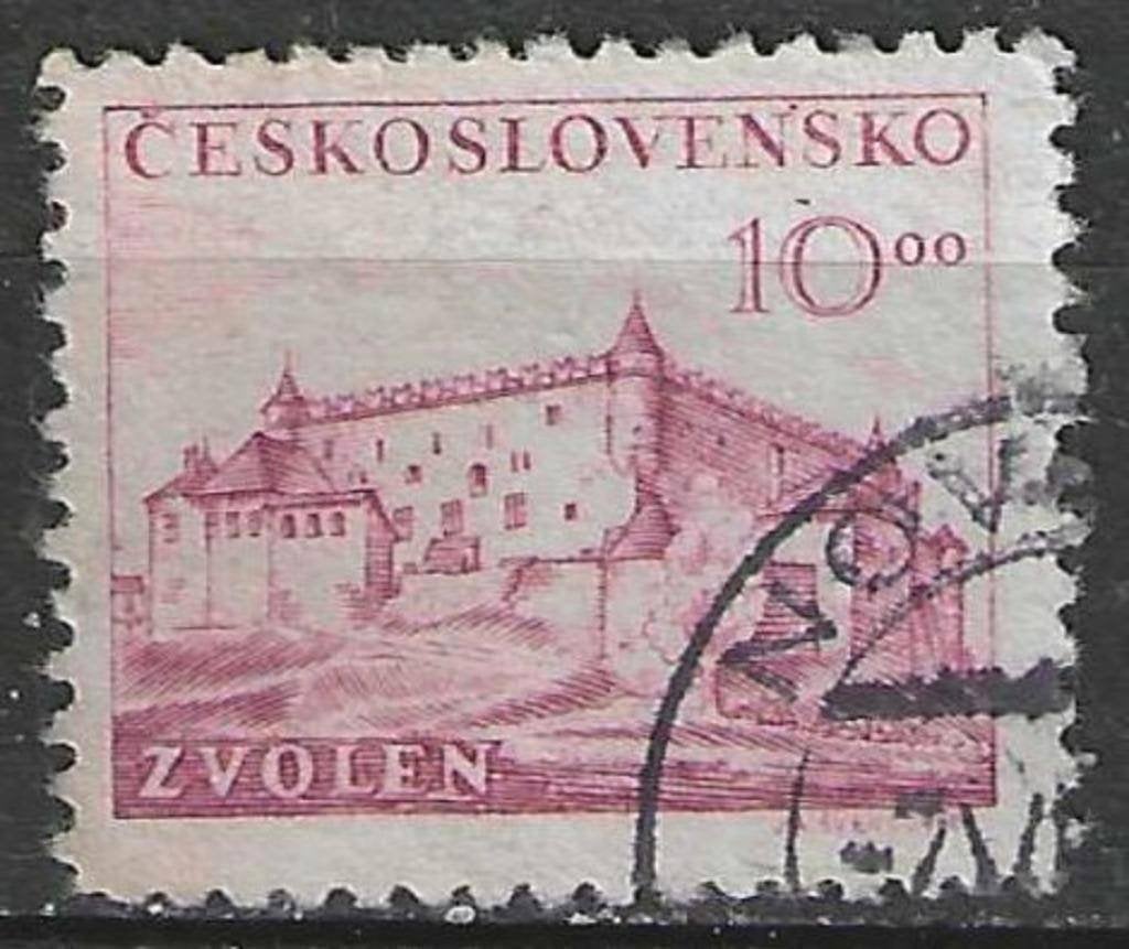 Tchécoslovaquie 1949 - Yvert 514 - Insurrection slovaqu (ST), Timbres & Monnaies, Timbres | Europe | Autre, Envoi, Affranchi