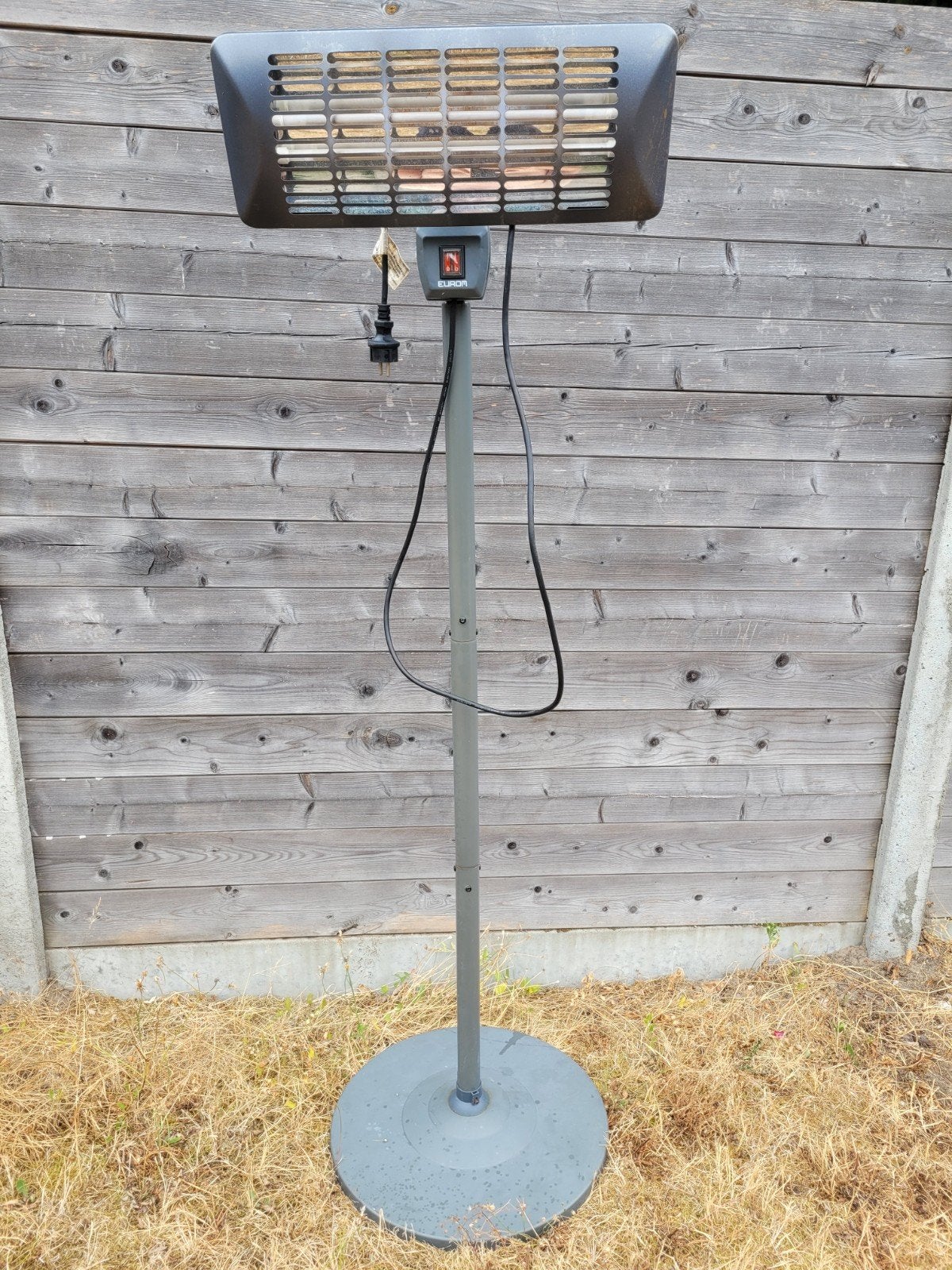Terrasstraler Eurom Q-time 2000S, Tuin en Terras, Terrasverwarmers, Draaibaar, Gebruikt, Vloer, Ophalen