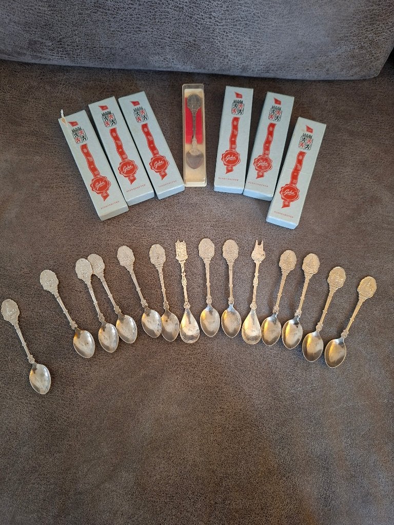 Verzameling vintage souvenirlepeltjes, Antiek en Kunst, Ophalen of Verzenden