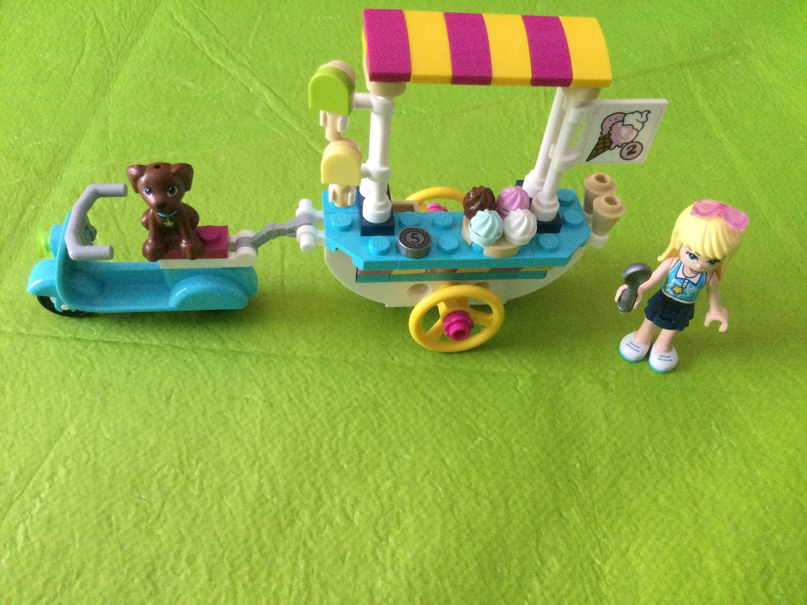 Lego ice cream kar da, Ophalen of Verzenden, Zo goed als nieuw, Lego, Friends