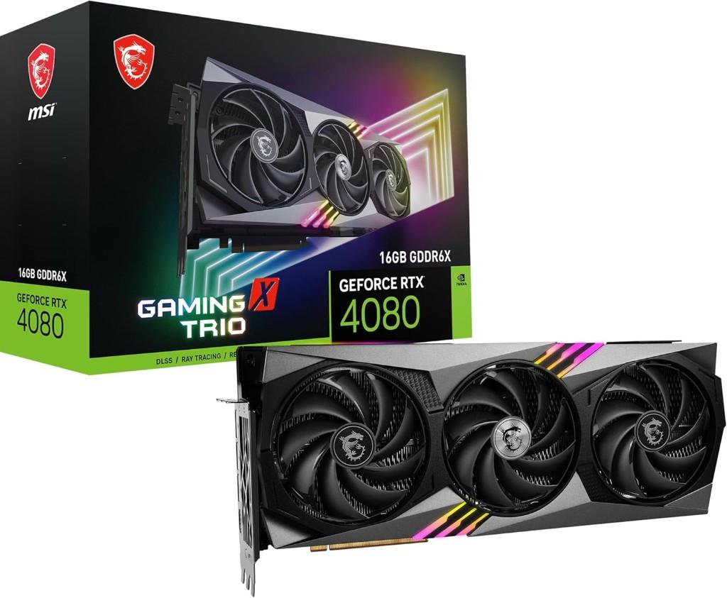 Carte graphique MSI RTX 4080 GAMING X-TRIO 16 gb, Informatique & Logiciels, Enlèvement ou Envoi, GDDR6, PCI-Express 4, Utilisé