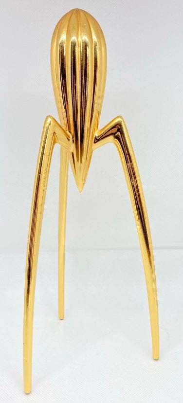 Juicy Salif ‘GOLD’ citruspers – Alessi (Phillippe Starck), 29 cm, Or, Objet, Enlèvement