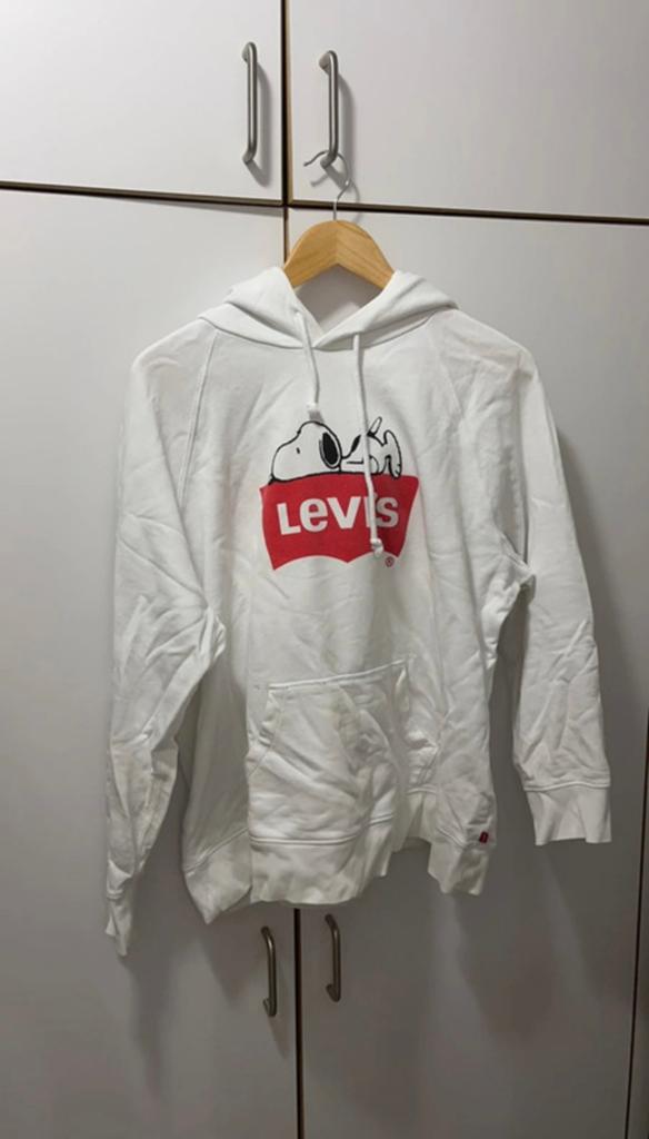 Sweat Levi’s Taille 38/40, Kleding | Dames, Jassen | Zomer, Verzenden, Zo goed als nieuw, Maat 38/40 (M), Wit