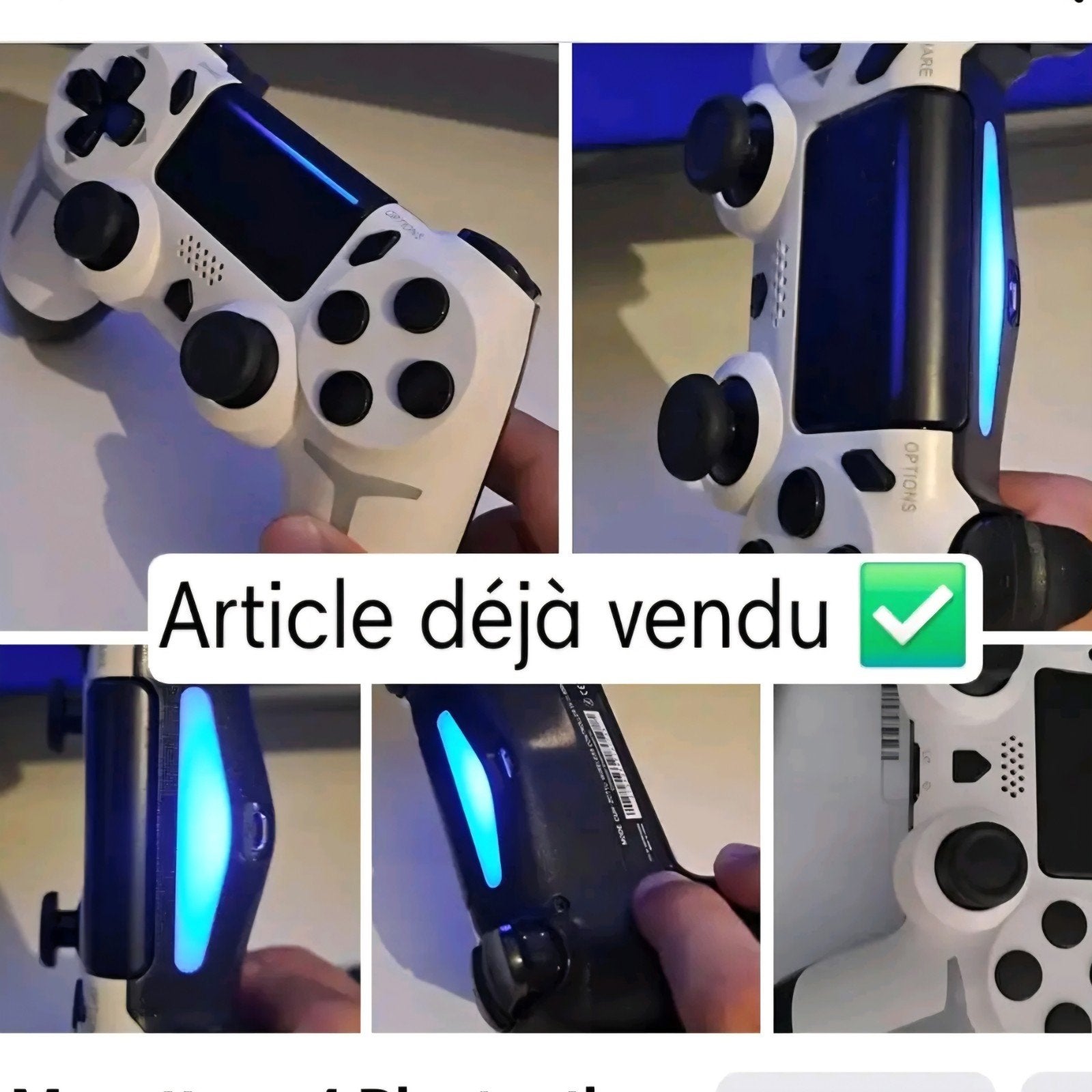Manette ps4 Bluetooth article déjà vendu ✅️, Games en Spelcomputers, Spelcomputers | Sony Consoles | Accessoires, Zo goed als nieuw