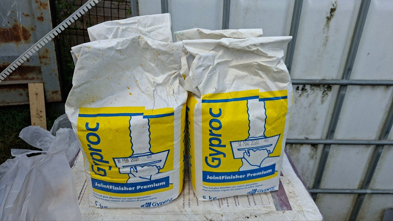 Gyproc JointFinisher Premium 5 kg - 4 sacs - surplus, Bricolage & Construction, Briques, Enlèvement