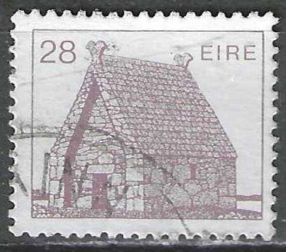 Ierland 1985 - Yvert 572 - Saint MacDara Kerk - 28 p. (ST), Verzenden, Gestempeld