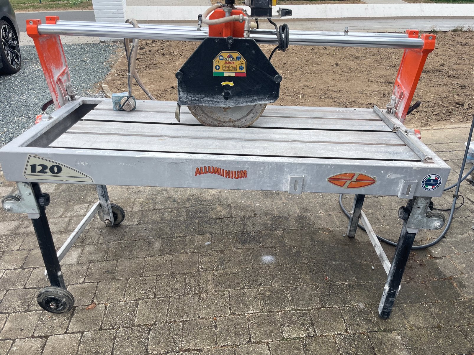Professionele tegelzaag, Doe-het-zelf en Bouw, Ophalen, Gebruikt, Cirkelzaag, 70 mm of meer