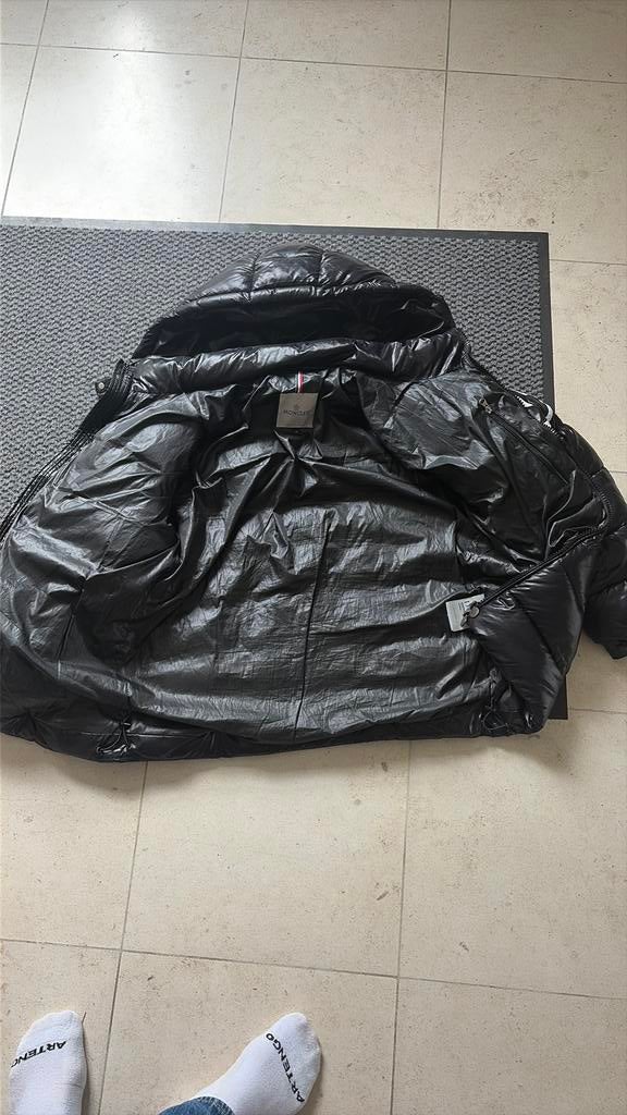 Moncler jas, Enlèvement, Comme neuf, Taille 52/54 (L), Noir