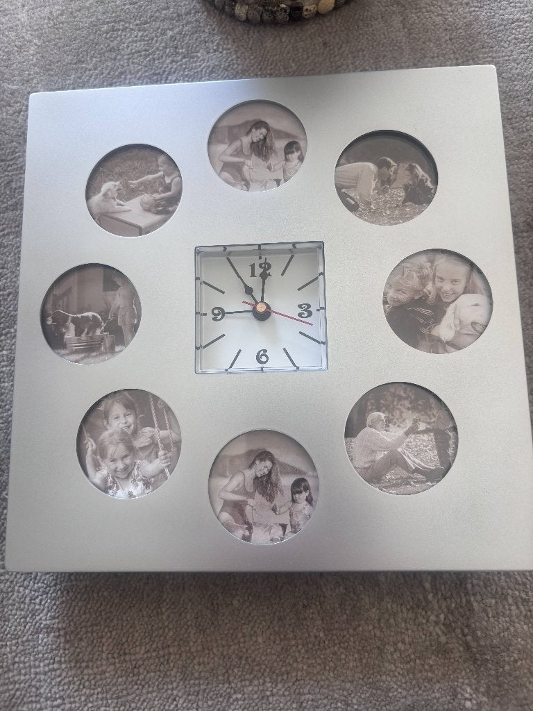 horloge photo, Neuf, Enlèvement ou Envoi, Moderne, Analogique