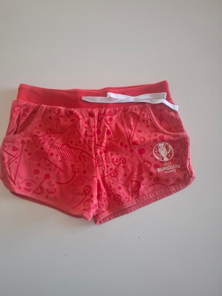 Short de France Euro2016 122-128 rouge, Enlèvement ou Envoi, Euro2016 France, Comme neuf, Vêtements de sport ou Maillots de bain