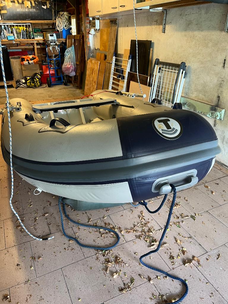 Rubberboot, Watersport en Boten, Rubberboten, Ophalen, Aluminium, Peddels, Gebruikt