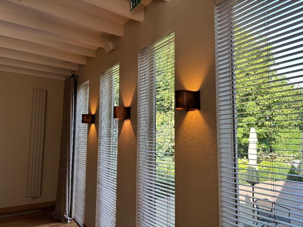 Wandarmatuur, Dimbaar, Buitenlamp, Zo goed als nieuw, E27 (groot)