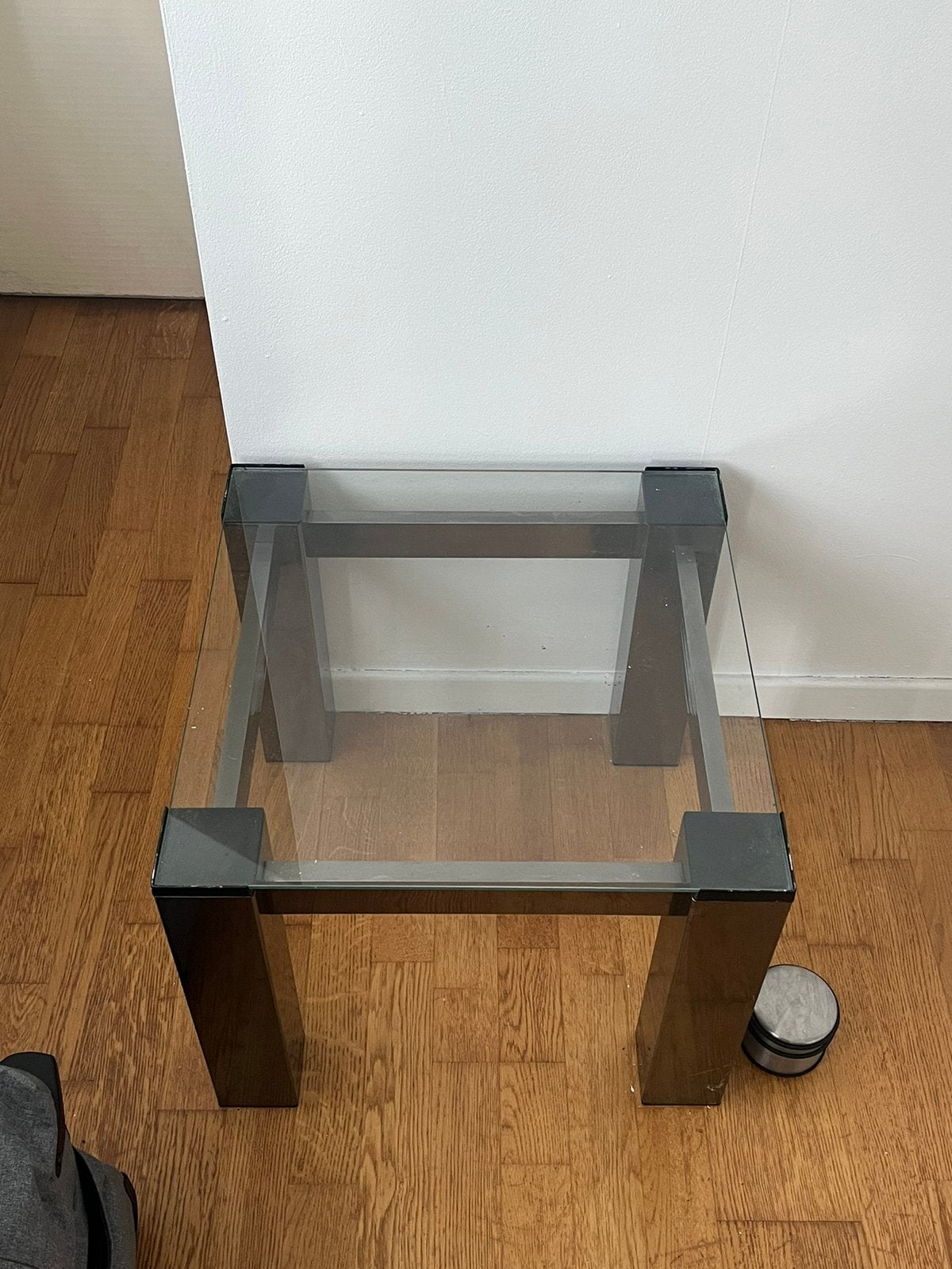 Table en verre, Carré, Verre, Enlèvement, Utilisé