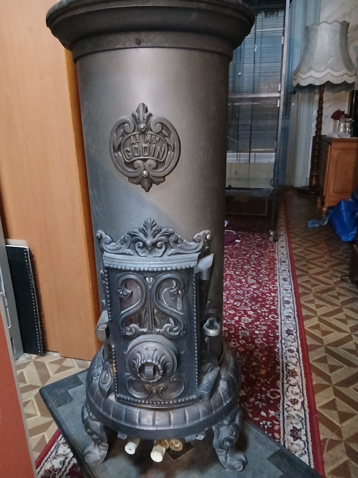 Godin au Gaz – originele gietijzeren gaskachel, Maison & Meubles, Poêles, Enlèvement, Utilisé, Chauffage à gaz