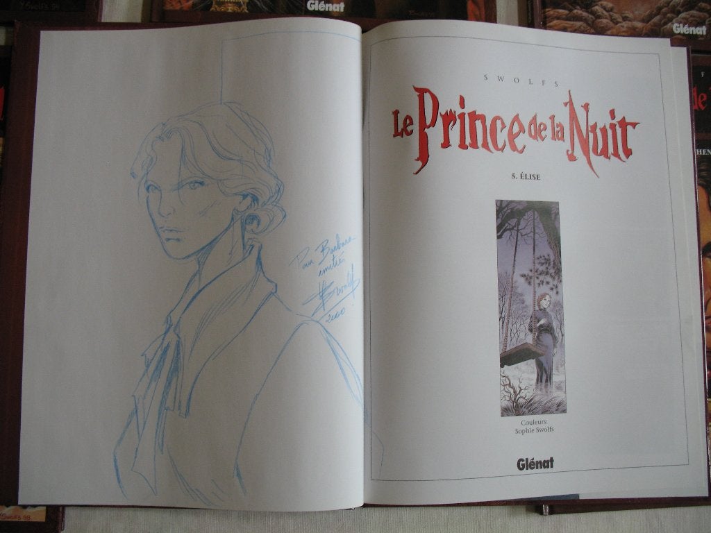 Le prince de la nuit, complete eerste reeks met dédicace, Complete serie of reeks, Ophalen of Verzenden, Nieuw
